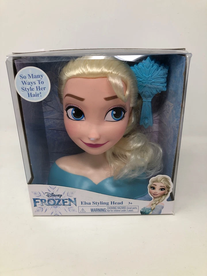 Disney Frozen Elsa Mini Styling Head with Hair Brush