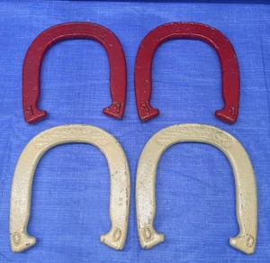 Set Of 4 Official Diamond Duluth Double Ringer 2 1/2 LBS Horseshoes 2 Each 0&1 - Picture 1 of 8