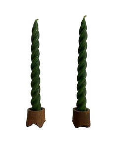 Vintage Rock Mining Drill Bits turned into Primative Candle Holders - Picture 1 of 2