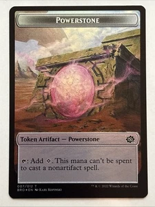 MTG The Brothers' War Powerstone / Laserbeak Token Foil 007/001 NM - Picture 1 of 2