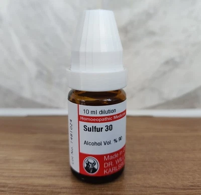 Sulfur 30 (10ml) , Dr Willmar Schwabe,Made in Germany.