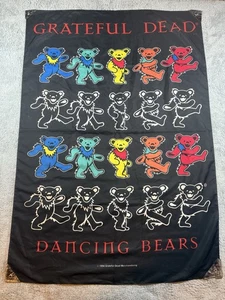 Grateful Dead Dancing Bears 1994 Vintage Tapestry Barn Find - Picture 1 of 11