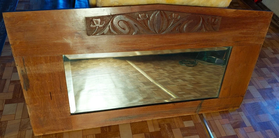 antik Vintage Spiegel Schrank Ankleide Garderobe Deko Flur Villa Möbel - Bild 1 von 1