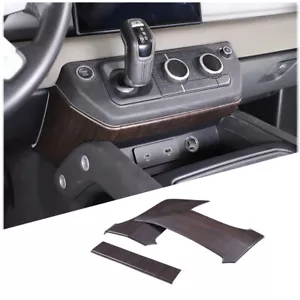 For Land Rover Defender 2020-23 Brown Center Console Knee Side panel Cover Trim - Foto 1 di 12