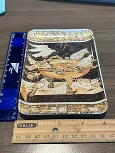 Melamin Tablett, Deko Handwerk Inc, Römische Tauben auf einem Trinkgefäß, Pompeji - Bild 1 von 4