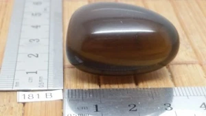 RAUCHOBSIDIAN Rollstein QUALITÄT Mineralien Lithotherapie Reiki Esoterik - Bild 1 von 2