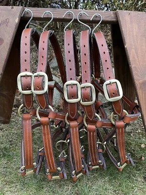 Leaders Worldwide Draft Leather Halter! Foto 1 de 4