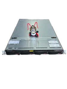 Supermicro SYS-6019U-TRT X11DPU 2x Xeon 8124M 18Core 3.0GHz 192GB 4LFF 1U Server - Picture 1 of 9