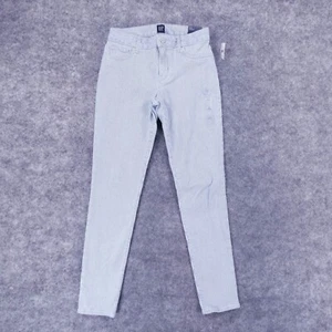 Gap Jeans Youth 14 Reg Stretch Jegging Mid Rise Blue White Striped Girls NWT - Picture 1 of 12