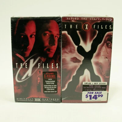 X-Files VHS Lot of 2 Sealed E.B.E. + Beyond the Sea Sci-Fi - Image 1 of 4