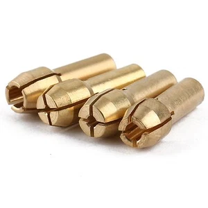 4 Stck./Set Spannzangen Drehwerkzeug Muttern für Power Pin Schraubstock 1/25 Zoll, 1/16 Zoll, 3/32 Zoll, 1/8 Zoll - Bild 1 von 11