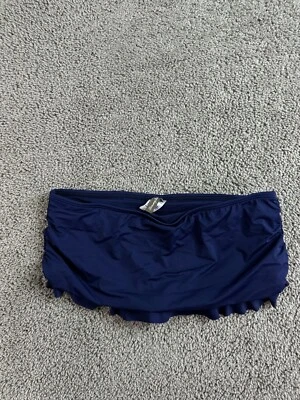 Tommy Bahama Bikini Bottom Womens Medium Blue Nylon Blend Bathing Suit - Image 1 of 4