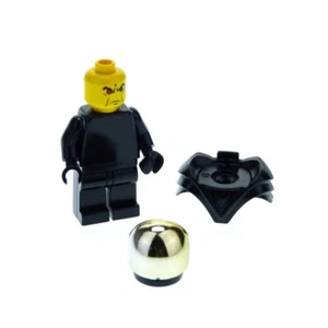 1X Lego Minifigure Alpha Team Ogel Black Helmet Visor Hands 3626px40 Alp008 - Picture 1 of 1
