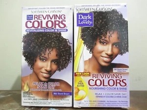 2x SoftSheen Carson Dark & Lovely Reviving Colors 392 Ebone Brown - Picture 1 of 1