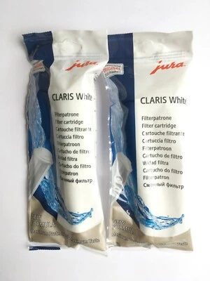 2 x ORIGINAL JURA Claris White Filter 60209 IMPRESSA