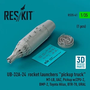UB-32A-24 Raketenwerfer "Pickup Truck" 1 Stück 1:35 RS35-0041 für Plastikmodell - Bild 1 von 3
