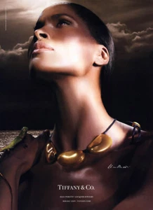 2008 Tiffany & Co. Elsa Peretti collar de joyería Hiro 1 página anuncio de revista - Imagen 1 de 1