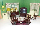 Irene (Renwal molds) 1:16 plastic dollhouse living room furniture w/original box