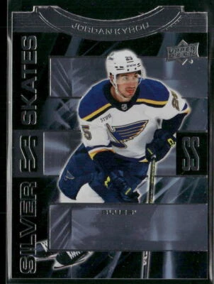 2023-24 UD Extended Silver Skates #SS-29 Jordan Kyrou St. Louis Blues - Image 1 of 2