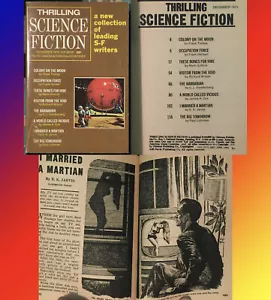 Thrilling SCIENCE FICTION December 1973 Vintage Sci-Fi Pulp FRANK HERBERT!! - Foto 1 di 5