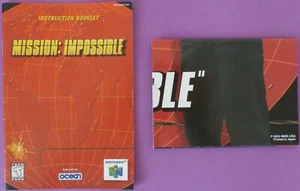 Mission: Impossible (Nintendo 64, 1998) NUR Anleitung & Poster - Bild 1 von 2