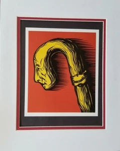 Victor Vasarely "Rhumatismus" mattierte Offset-Farblithographie 1977  - Bild 1 von 4