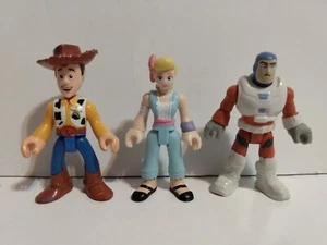 Lote de 3 figuras Fisher Price Imaginext Disney Toy Story de 3 pulgadas Buzz Woody Bo - Imagen 1 de 5
