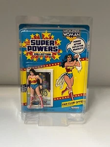 1985 Kenner SUPER POWERS WONDER WOMAN 23 back USA release MOSC Clear Bubble - Picture 1 of 19