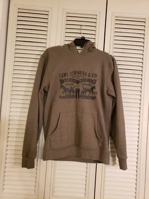 Levis Hoodie Small S Green Sweatshirt Levi's Logo - Image 1 of 4