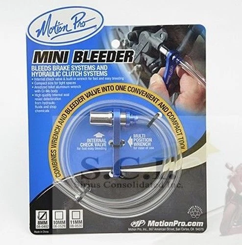 MINI PURGA DE FRENO HONDA CB400F CB650 CB750 CB900 CBX GL1000 VF1100 MOTION PRO Foto 1 de 1