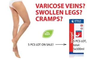 5 PCS LOT - Vitalis gel for veins ( Total 5 x 100ml ) - Picture 1 of 1