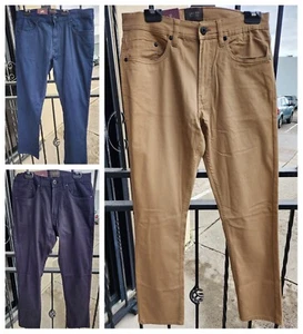 NWT Men's Jachs New York Straight Fit Stretch Sateen 5 Pocket Pants #41643 - Picture 1 of 16