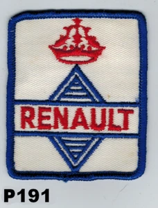 Renault Rare Vintage 1960's sew on patch Hot Rod Rat Rod Cool NOS - Picture 1 of 1