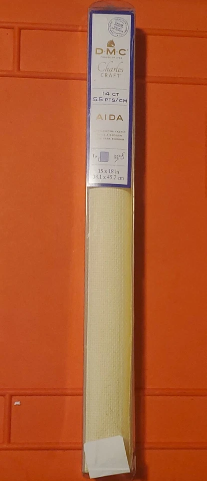 Classic Reserve Aida 14 Count 15 Inch X 18 Inch Box-Ivory 078243044594 - Image 1 of 1