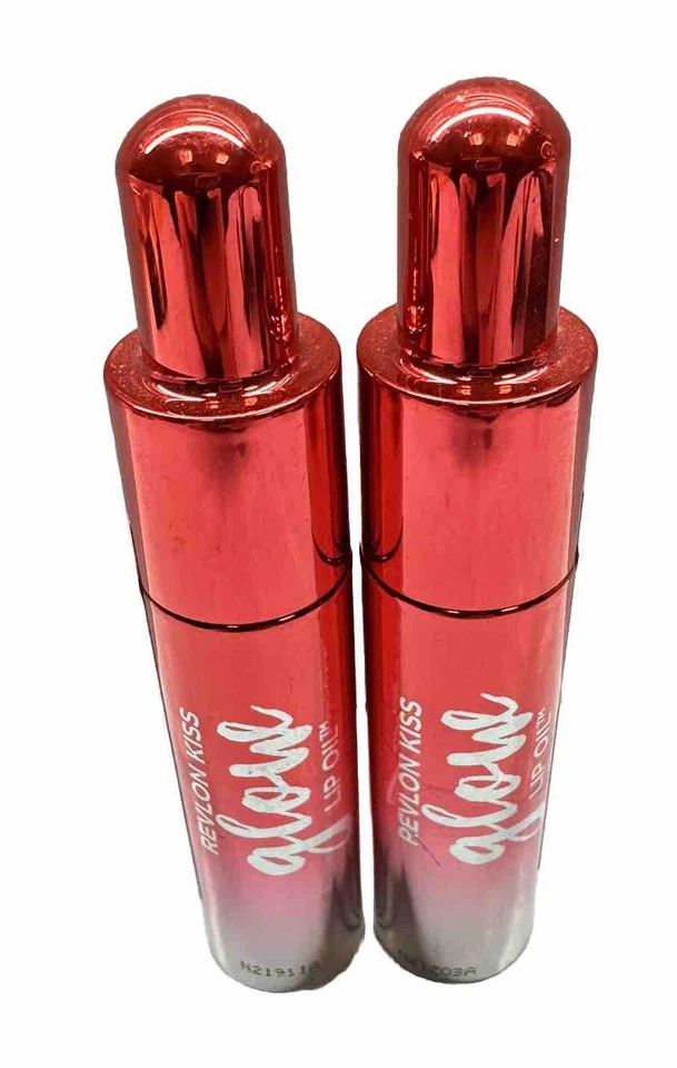 REVLON Kiss Glow Lip Oil 008 Berry Brilliant ~ 2 Pcs - Image 1 of 1