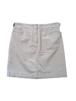 Minifalda de pana Nautica talla 4 marrón/bronceado bolsillos algodón spandex Foto 1 de 4