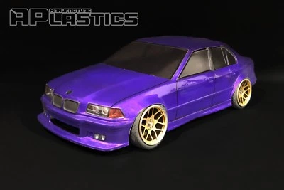 RC Body Car Drift Touring 1:10 BMW 3 E 36 Sedan E36 style APlastics New Shell - Image 1 of 4