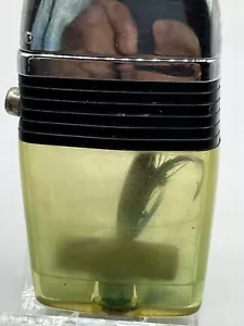 1960’s Scripto Vu Lighter Green fly with black band used - Picture 1 of 6