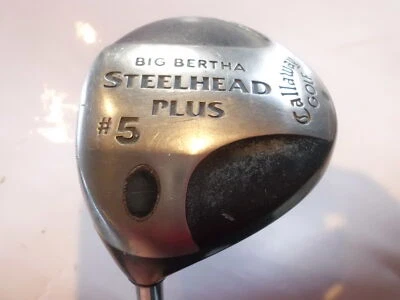 PRE~LOVED CALLAWAY BIG BERTHA STEELHEAD PLUS #5 WOOD ~ LEFT HANDED ~ STEEL SHAFT - Image 1 of 4