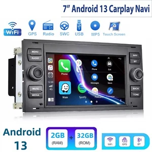 Carplay Android 13 2+32G Autoradio GPS NAVI KAM Für Ford Focus Transit MK7 S-Max - Bild 1 von 14