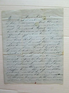 ONE (1) J. 1857 LETTERA COME DA FOTO. - Foto 1 di 6
