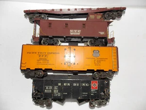 Westbrook Flatcar and All Nation O Gauge Prewar Freight Cars - Picture 1 of 24