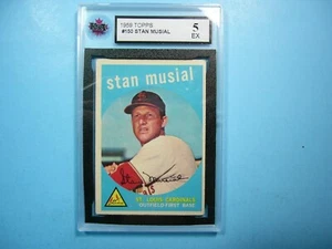 1959 TOPPS MLB BASEBALL CARD #150 STAN MUSIAL KSA 5 EX NICE!! '59 TOPPS GL - Picture 1 of 2