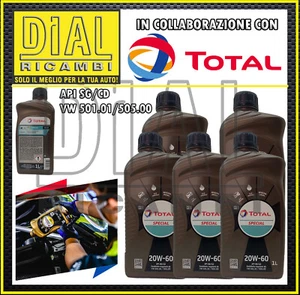 Total Olio Motore Special 20w-60 Per Motori Con Elevato Consumo Di Olio-5Litri - Foto 1 di 2