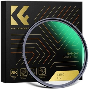 K&F Concept 49mm MCUV Lens  Filter NANO-X Protection 28 Multi-Layer Coatings - Picture 1 of 11