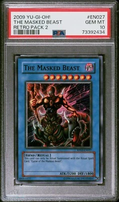 Yu-Gi-Oh! Retro Pack 2 The Masked Beast- GEM Mint PSA 10 - Image 1 of 2