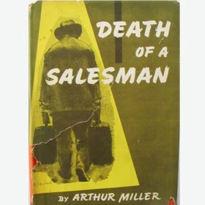 1st Edition 1st Printing Death of a Salesman Arthur Miller Hardcover Jacket 1941 - Picture 1 of 10