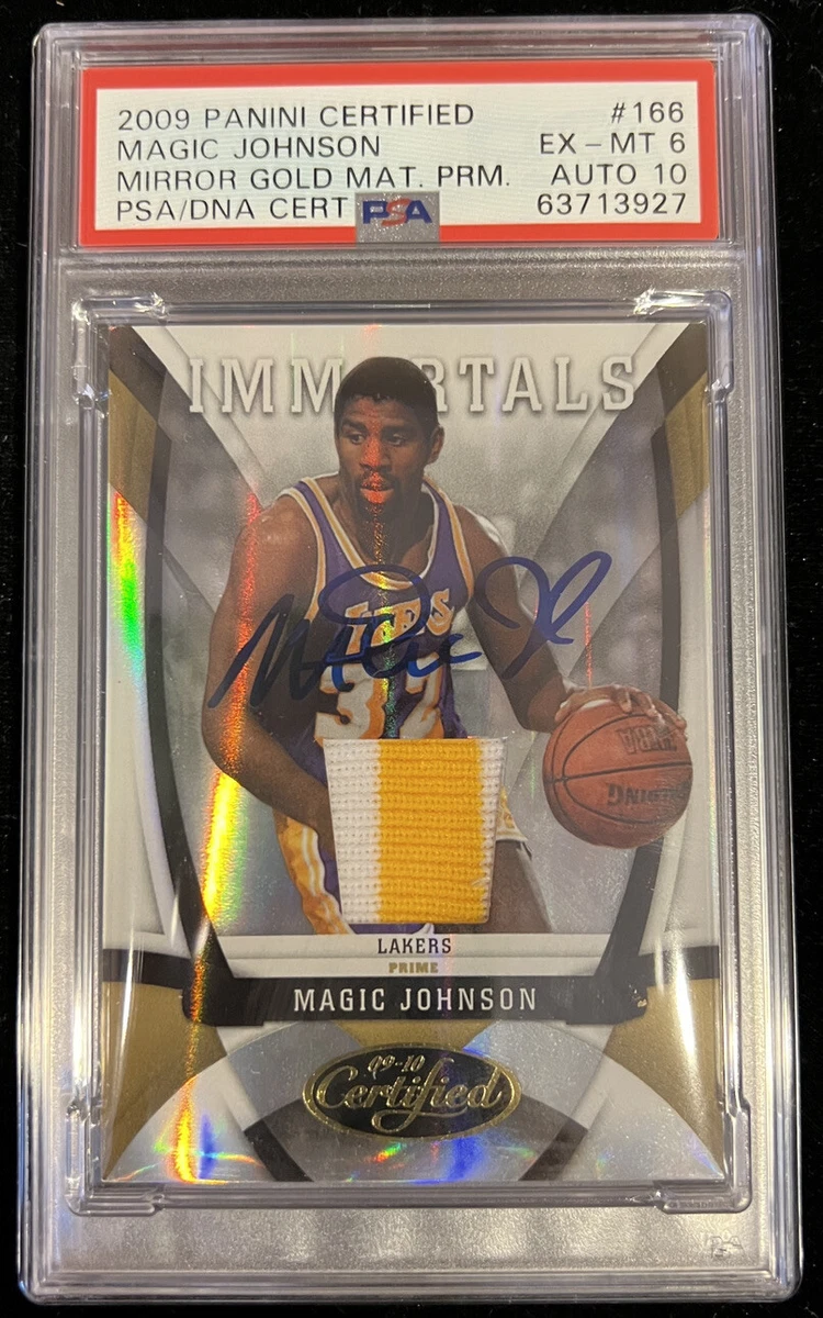 Magic Johnson Professional Sports Authenticator (PSA) Basketball