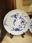ROYAL WORCESTER BLUE AESTHETIC  BLUE WHITE & GOLD ANTIQUE LATE 19TH CENT PLATE 