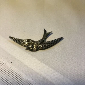 Vintage Truart Sterling Silver - Flying Birds -Brooch Pin - Picture 1 of 5